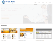 Tablet Screenshot of ihbooking.com